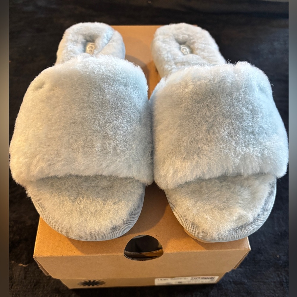 WMNS UGG COZETTE SLIDE BABY BLUE SLIPPERS 1100892